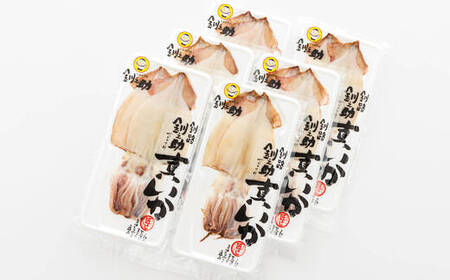 北海道産 真いか一夜干し 2杯×6個セット_一夜干し 烏賊 いか イカ 焼魚 焼き魚 セット ひもの 冷凍 魚介類 海鮮 絶品 人気 笹谷商店 直営 釧之助本店 高級 北海道 釧路町 釧路超 特産品 _【配送不可地域：離島】【1384996】