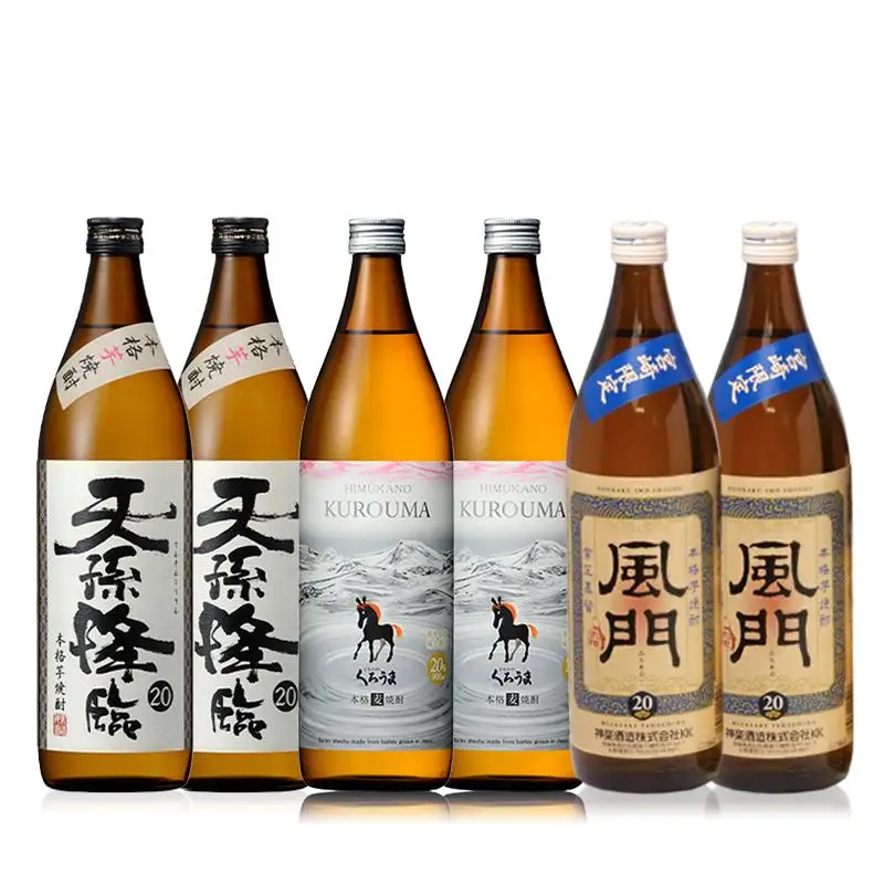 神楽酒造の大人気焼酎 3種飲み比べセット　20度 900ml 天孫降臨・ひむかのくろうま・風門＜26-23a＞