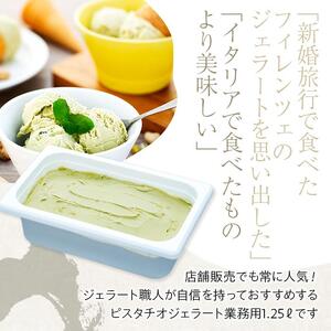 【訳あり】ピスタチオ ジェラート 1.25リットル【大容量 アイス 業務用 スイーツ 人気 デザート 冷凍 氷菓子 1.25L 家族 ファミリーサイズ イタリア シチリア産】