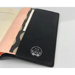 革工房いんのしま山羊革(ゴート)ブックカバー文庫本サイズ(色:ブラック)