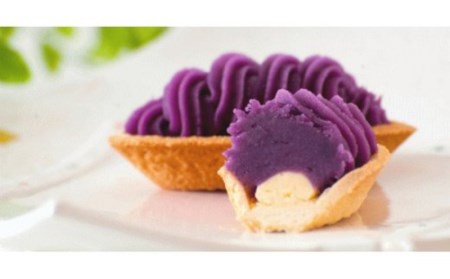 【御菓子御殿】紅いもをたっぷり使用した贅沢ケーキセット