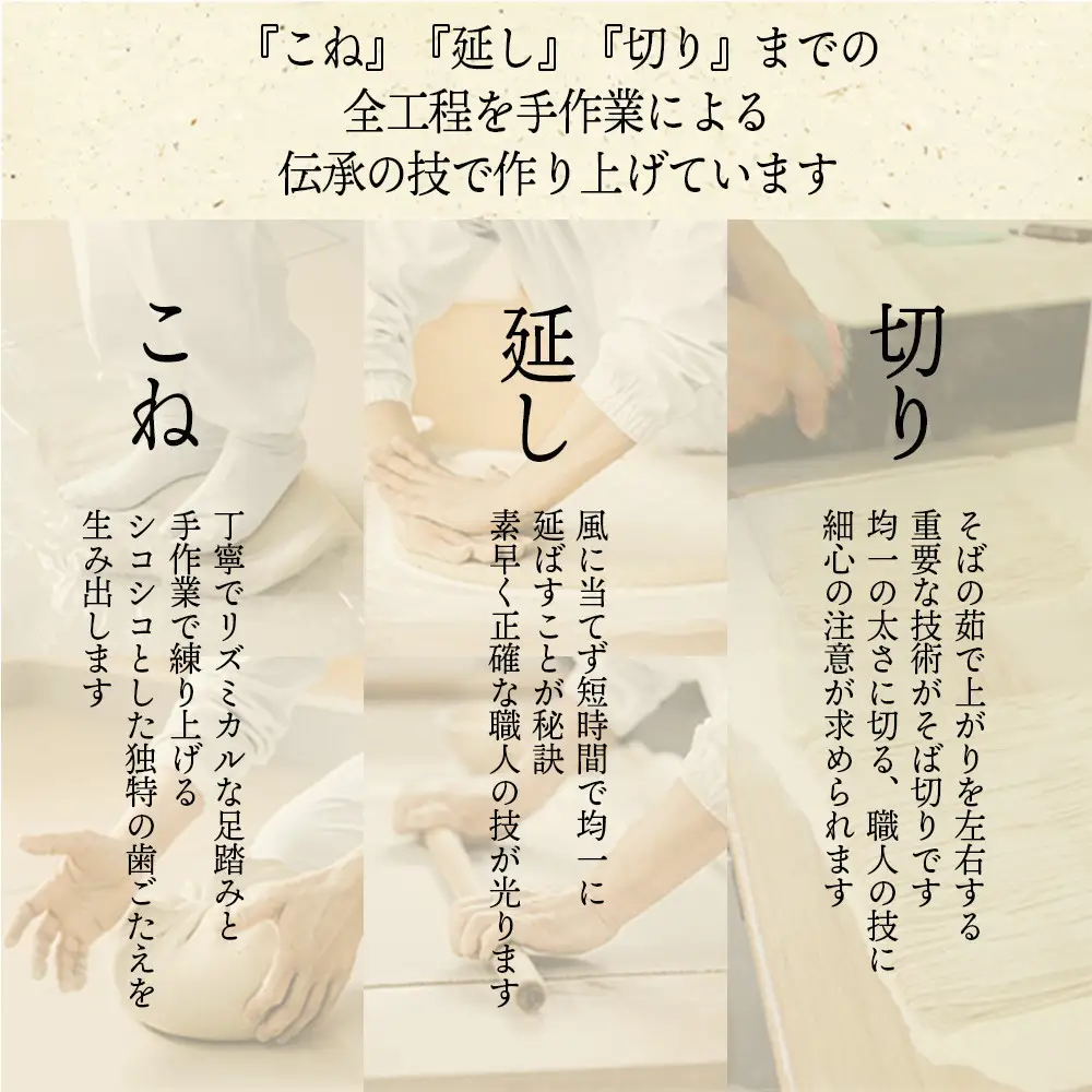 信州田舎そば（手打ち）4人前・薬味・鴨つけ汁セット[箱]（美包） | そば 蕎麦 麺