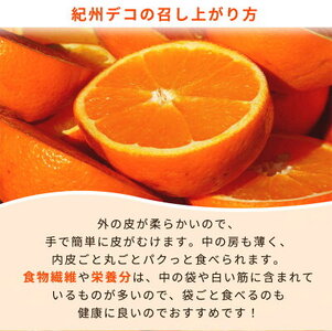 G7361_【2027年先行予約】期間限定 紀州デコ 約 5kg 完熟 紀州 有田産 色 形 味 香り 一級品 プリプリ 果肉 まろやか 甘さ ほどよい 酸味 ジューシー 旨味 不知火 人気品種 柑橘の王様 柑橘 果実 国産 食品 産地直送 お取り寄せ 和歌山県 湯浅町 送料無料