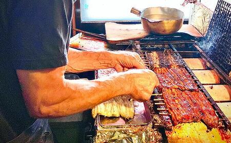 〈うなぎの篝火〉国産真空パック鰻蒲焼5食セット 【配送不可：離島】
