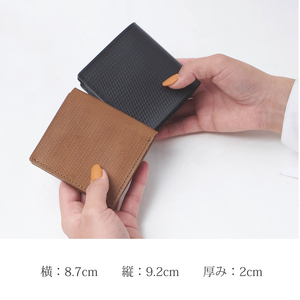 コンパクトウォレット CONSICE【2色カラバリ展開】《 財布 小物 折り畳み ウォレット コンパクト 革 本革 牛革 》【2405N08011】