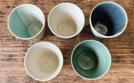 【美濃焼】ラグーンブルー カップ＆ボウル 計10点セット【陶器ショップKAEDE】食器 茶碗 ご飯茶碗 ボウル カップ コップ タンブラー かわいい かっこいい シンプル 陶器 新居 送料無料 [MER005]