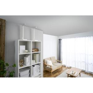 家具転倒防止耐震バーＭKTTB-Mホワイト アイリスオーヤマ