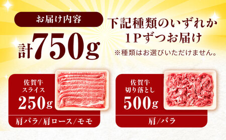 不揃い訳あり 佐賀牛 すきやきセット 750g すきやき 牛すき[FDB003]