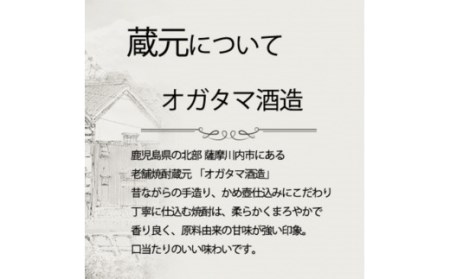 GS-502 【ふるさと納税】【限定品】鹿児島産 芋焼酎 1800ml×6本セット 時を越えて(25度) オガタマ酒造の限定品 販売店限定銘柄 酒 焼酎