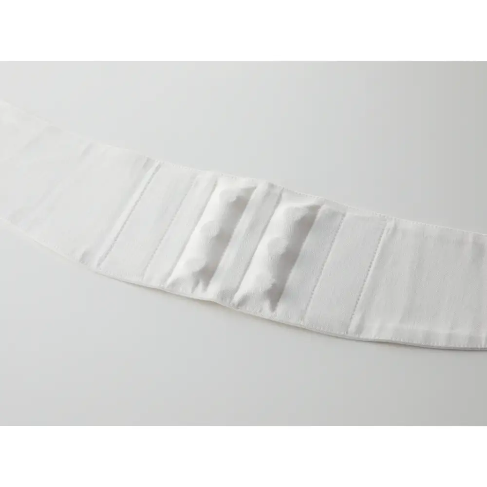 腰貴妃ベルト（女性用） ホワイト／Lサイズ（75～80cm）職人の手作り レディース 簡単 装着 ウエストサポーターサポート 美しい姿勢 マジックテープ立ち仕事 日本製 国産 お取り寄せ 送料無料 広島県 呉市 ku062-005-wl-r
