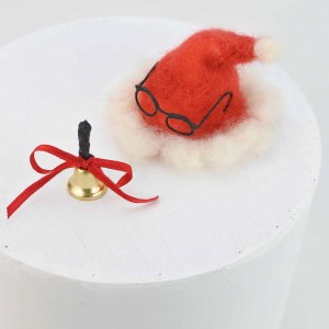 クリスマス [サンタクロースの忘れ物] 手作り羊毛キット・親子で作れる動画付き【0468】