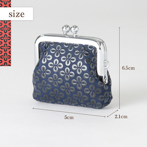 甲州市×印傳屋 H指輪入（黒革×ピンク漆）B-1219