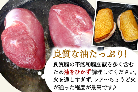 A-868 田んぼで育ったアイガモ肉丸ごと1～2羽分(700ｇ以上)