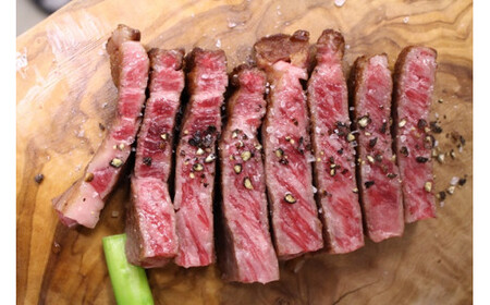 常陸牛A5 リブロース 1ポンド ステーキ＜木箱入り＞ 肉のイイジマ 黒毛和牛 茨城県 水戸市 のし付き（DU-38）