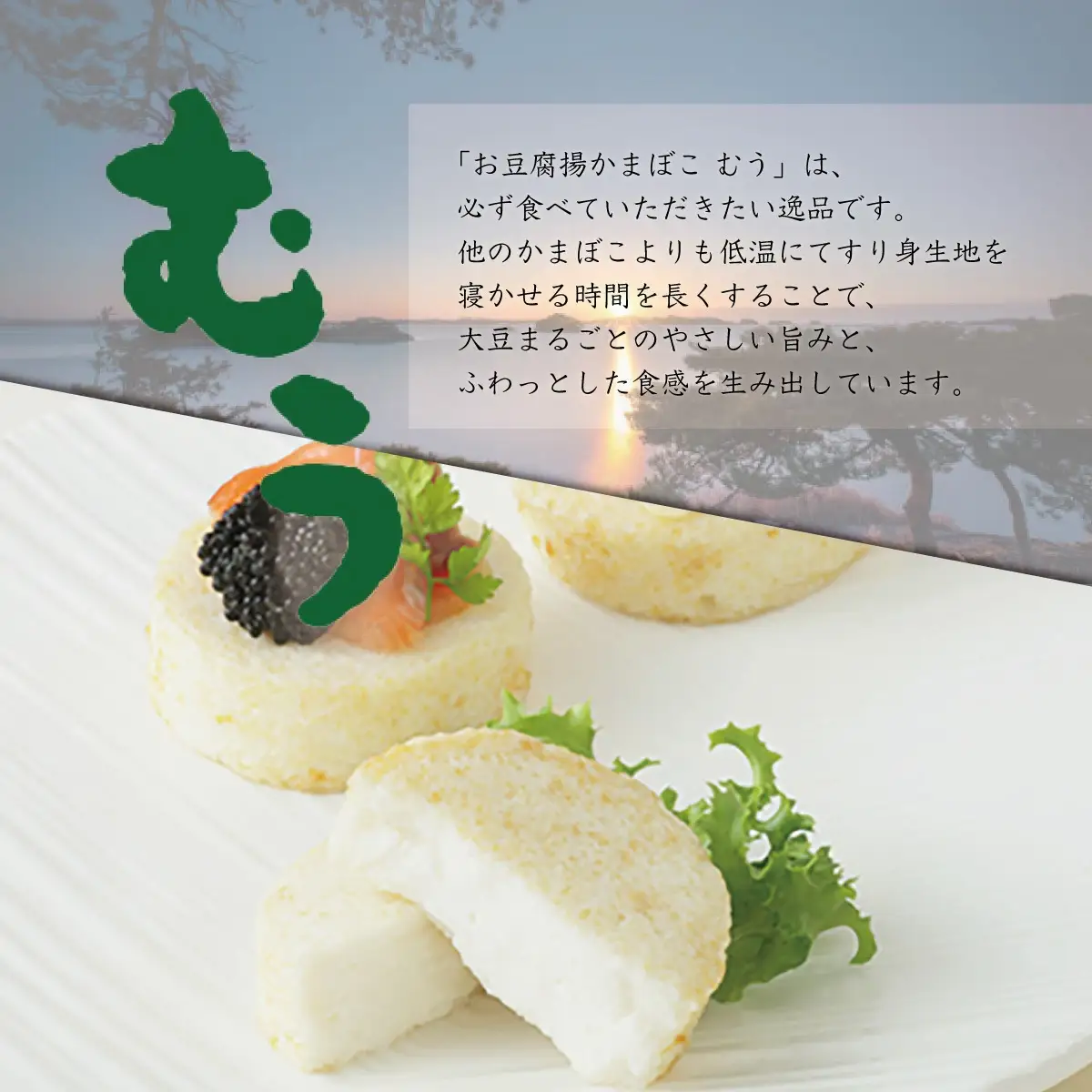 かまぼこ 2種詰合せ 笹かまぼこ8枚・むう8個の詰合せ（笹かまぼこ お豆腐揚かまぼこ）　【04209-0042】 蒲鉾 練り物 カマボコ 笹かま かまぼこ 