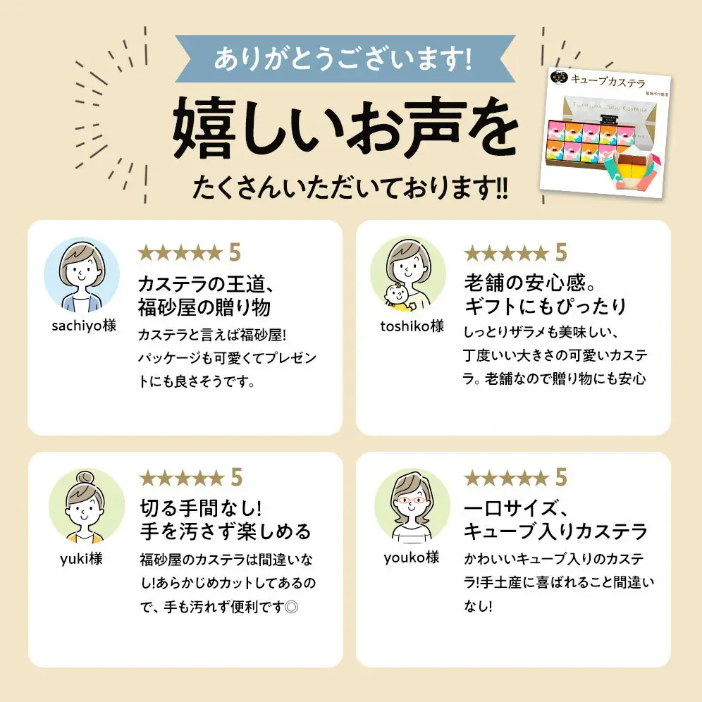 キューブカステラ 10個 カステラ本家福砂屋 福岡市内製造 カステラ 福砂屋 福砂屋カステラ 福砂屋のカステラ ふくさや キューブ 和菓子 お菓子 菓子 おやつ デザート スイーツ 個包装 小分け ギフト 手土産 博多 福岡市