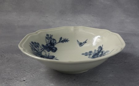 【美濃焼】Blue Rose 24cmプレート・17cmボウル 2形状 4点セット【Felice-フェリーチェ-藤田陶器】食器 鉢 パスタ皿 サラダボウル ワンプレート 花柄 [MBX052]