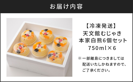アイス 本家 白熊 6個 セット 【 天文館むじゃき 白くま 】 K009-001 冷凍