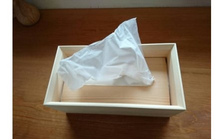 ひのきの香りのティッシュボックス