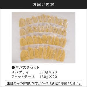 【 5営業日以内に発送 】 生パスタ セット 詰め合わせ 各20個 K036-008 スピード配送 最短 すぐ届く お急ぎ