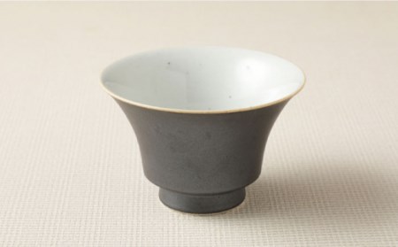 【波佐見焼】陶器 nucca茶碗 大 2個 箸置付 Aセット 濡羽色 金春色[OAP016]