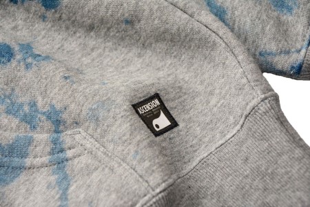 パーカー ASCENSION  藍染め アブストラクト パーカーA 1枚 ファッション 服 男性 メンズ 女性 レディース  S