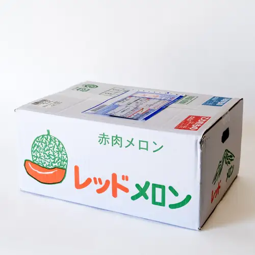 【先行受付】メロン タカミレッドメロン 1箱 2玉  2026年発送