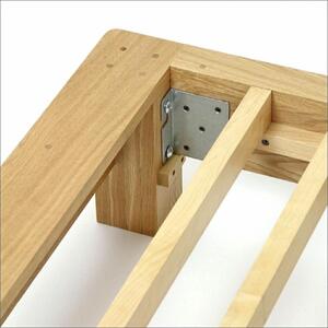 旭川家具 山室家具製作所 LINEA(リネア) No.108 ダブルベッド ナラ 【 国産 無垢 インテリア 木製 ナチュラル すのこ ダブル ベッドフレーム 寝室 北海道 】 _00934