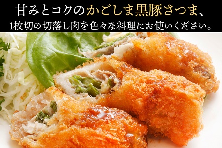 南九州市産かごしま黒豚さつま切落し 1.6kg【配送不可地域：離島】【1186088】