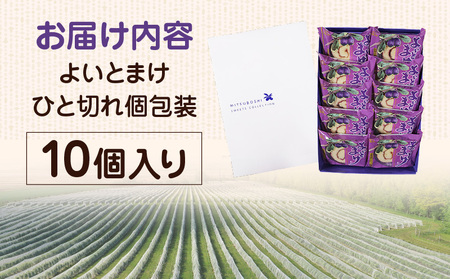 【 よいとまけ 10個 】 ひと切れ 個包装 T044-001 スイーツ お菓子