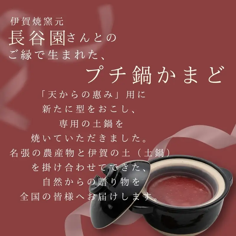 伊賀市 長谷園の土鍋に入った いちごわらび餅「天からの惠み」【mnpl0001】