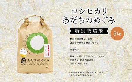 米 令和7年産 コシヒカリ 5kg 特別栽培米 JAふくしま未来【こらんしょ市】