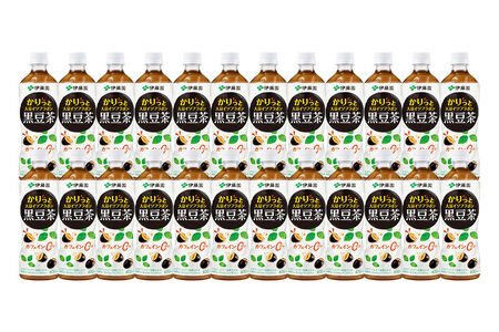 かりっと大豆イソフラボン黒豆茶　600ml×24本【2ケース】