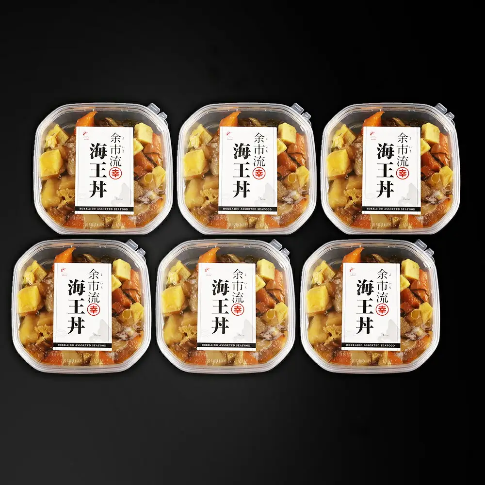 【北海道余市町加工】解凍してすぐに食べられる！ 海王丼 嬉しい６個セット 110g (2人前)×6個_Y004-0050