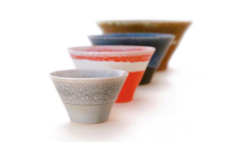 【美濃焼】山紫水明 Mサイズ ペアセット 氷柱/苔【伸光窯 金多田中製陶所】食器 鉢 ボウル 陶磁器 磁器 美濃焼 丼 麺鉢 和柄 小さめ サラダボウル ミニ丼 グレー 茶 ブラウン 送料無料 [MAQ075]