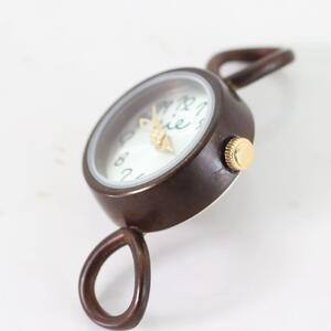 【ブレスレットウォッチ】シルバーフェイスとイタリアンレースの組み合わせが落ち着きある美しさ ベルトカラー：ヌメ WB067-WL004ヌメ 腕時計