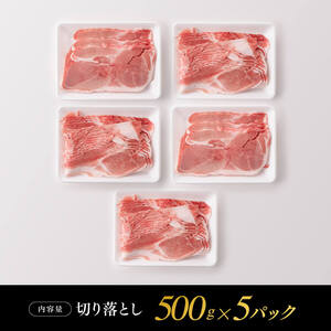 宮崎県産豚肉小野さんちの豚肉切り落とし2.5kg 豚肉