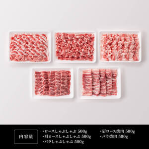 宮崎県産豚肉小野さんちの"豚肉５種セット” 2.5kg 豚肉