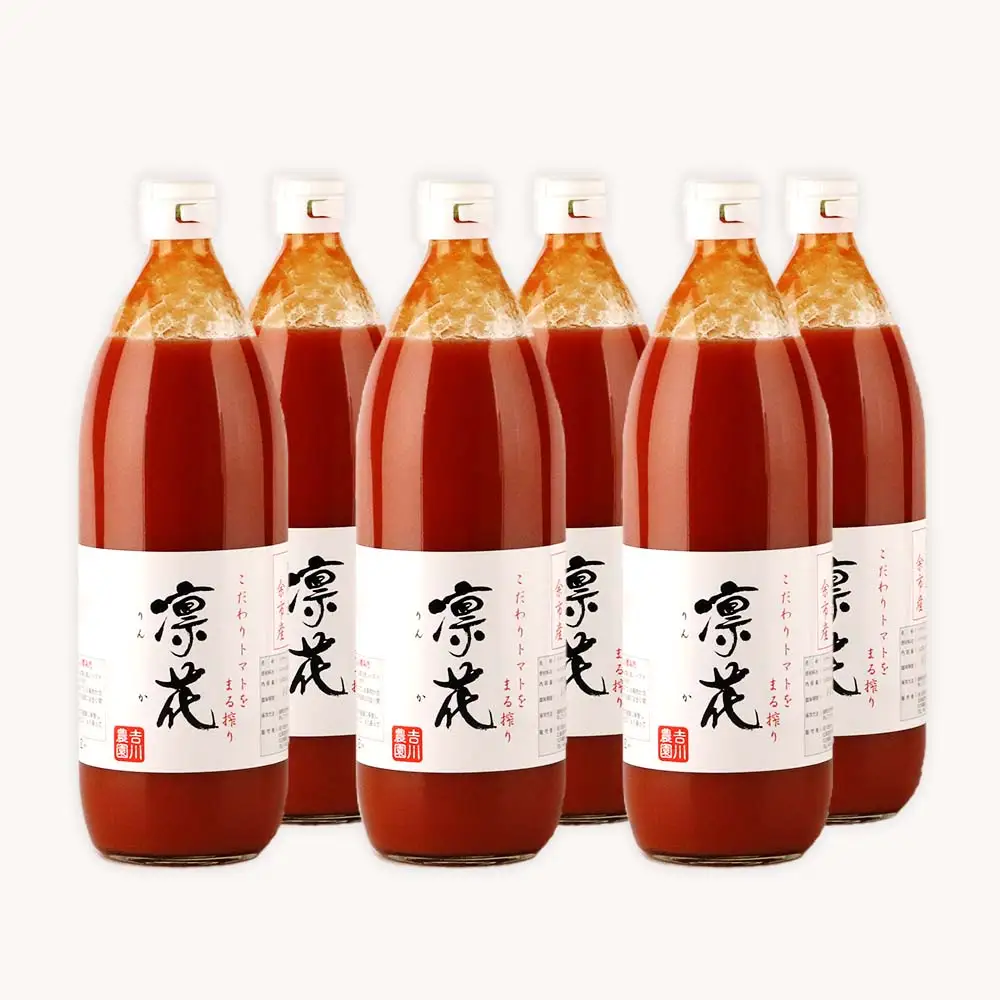 こだわりトマトジュース ～凜花～  6本セット＜吉川農園＞_Y020-0300