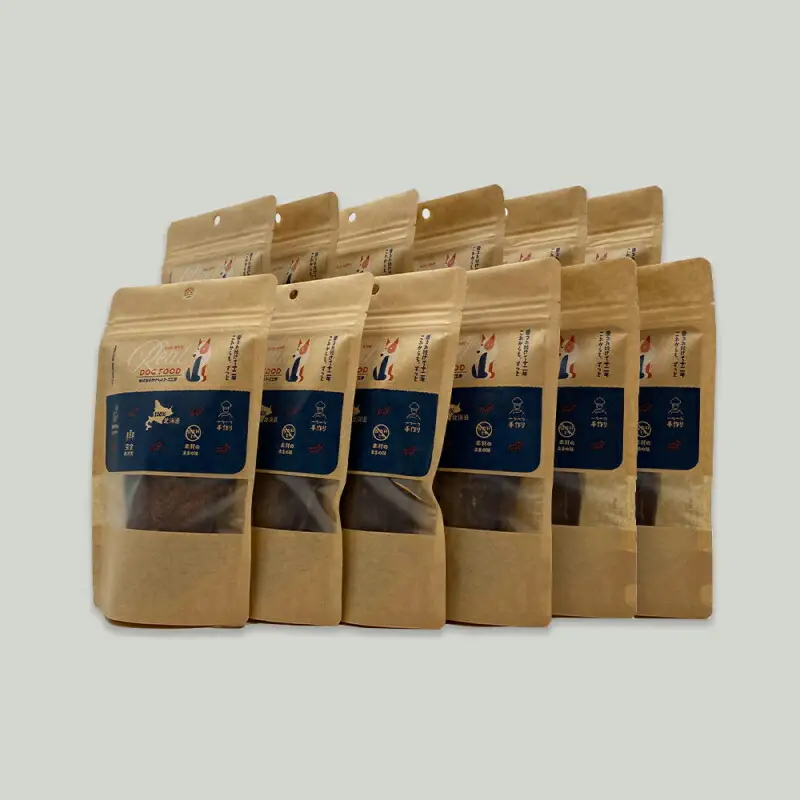 愛犬用★無添加おやつ★エゾ鹿干し肉12個入り 計360g≪REAL DOG FOOD≫_Y020-0566