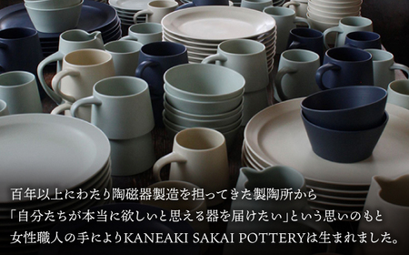 【美濃焼】flat Smug （コバルト）【KANEAKI SAKAI POTTERY】【TOKI MINOYAKI返礼品】 食器 マグカップ マグ スープマグ ティーカップ コーヒーカップ カップ マット シンプル コバルト 紺色 送料無料 プレゼント ギフト 贈り物 [MBC041]