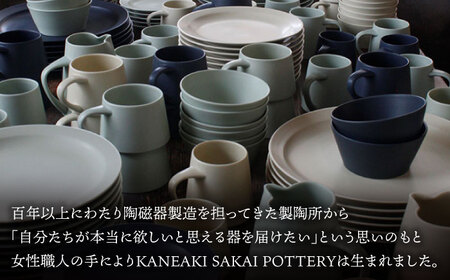 【美濃焼】flat Lmug （アイボリー）【KANEAKI SAKAI POTTERY】【TOKI MINOYAKI返礼品】  食器 マグカップ マグ スープマグ ティーカップ コーヒーカップ カップ マット シンプル 送料無料 [MBC042]