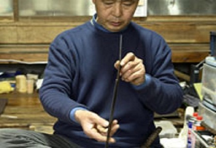 【房州鋸】中屋雄造正直「盆栽用鋸５寸」 [0060-0009]