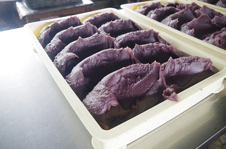 【日時指定必須】つきたて「のし餅」と自家製あんこセット（大）こしあん [0011-0040]