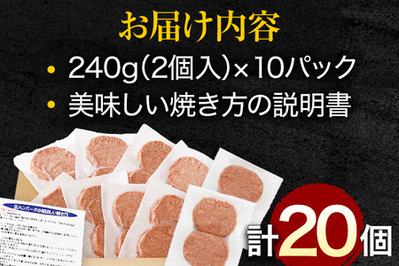 ハンバーグ 佐賀牛入り 120g 20個 生ハンバーグ