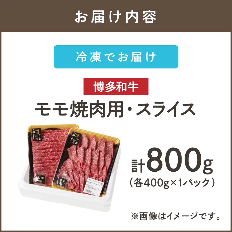 博多和牛 モモ焼肉用・スライス【C2-019】
