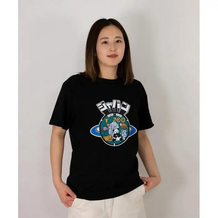 神戸市 マンホールTシャツ 黒（XLサイズ）