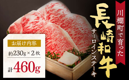 牛肉 長崎和牛 サーロインステーキ 計460g[OAA012] 牛肉ステーキ