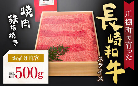 牛肉 長崎和牛 焼肉・鉄板焼用 約500g[OAA014] 牛肉焼肉