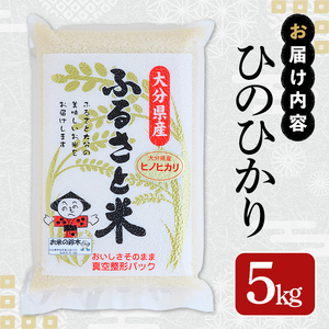 ＜令和7年産＞大分県産ひのひかり(5kg)米 お米 ひのひかり ヒノヒカリ 白米 真空パック 大分県産【107800102】【お米の鈴木】